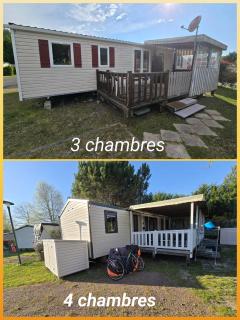 2 Grands bungalows 3 ou 4ch - 2 à 10 places - mh732 ou mh828 proche océan - Gastes - 7