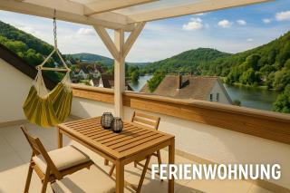 Traumhafte Wohnung mit Balkon & Flussblick in Neckarsteinach, 15km Heidelberg - Neckarsteinach - 8