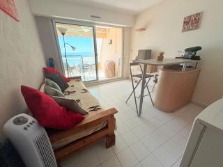 Les Sables Fins, Joli Appartement Front de Mer, 1 min des plages, Parking - Sète - 9
