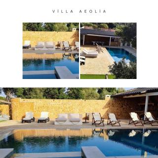 Aeolia Stone Villa with 50m2 heated pool, hammam 10-15 guests - Anavissos - 0