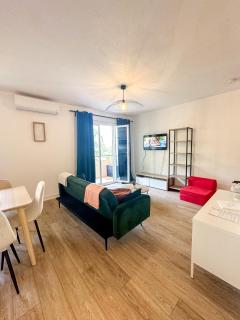 Studio wifi, parking privatif privé, clim, proche plage et polygone riviera - Cagnes-sur-Mer - 2