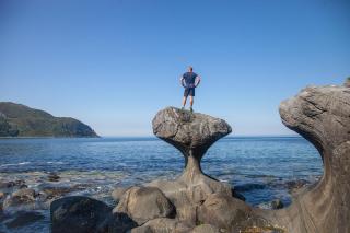 Idyllisk overnatting i dome ved sandstrand - - 2