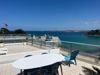 Le Crystal-studio terrasse pleine vue mer - Dinard - 9