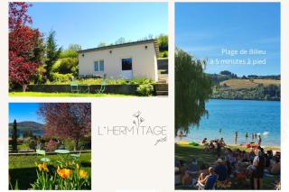 L'HERMITAGE maisonnette lake view beach 5 min walk - Bilieu - 0