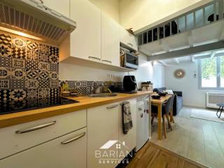 Maisonnette avec climatisation et cour - ménage et linge inclus - 9