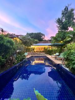 Beautiful garden 3 bedroom villa close to beach - Plai Laem - 0