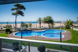 AT021 Apartment with pool in front of the beach - Torredembarra - 0