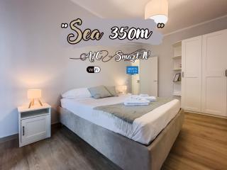 Sea 350m - Train Station 9 min - Smart TV - WiFi - 0