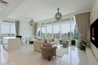 Livbnb-Beachfront 3BR with Marina Harbour Panorama - Dubai - 8