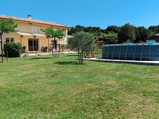 Villa 4 pers avec piscine privée, grand terrain, animaux admis, WiFi, Orgnac l'Aven - FR-1-382-207 - Orgnac-lʼAven - 0