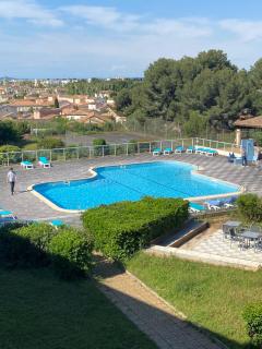 Appartement les hauts de balaruc L' escapade T2 rénové parking climatisation et piscine - Balaruc-les-Bains - 9