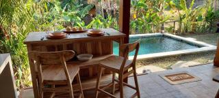 Nice villa private pool views work table yoga - 4