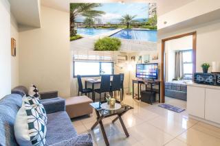 NEW and COZY! Good for 1-5 Guests, 1BR, free Pool & Gym, Kids Place and Billard in Horizon 101 - Città di Cebu - 0