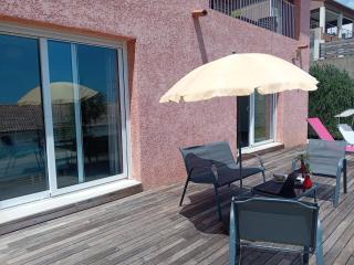 Haute-Corse Bas de villa , 2 chambres de 70 m2 , vue mer , jardin et terrasse - Furiani - 4
