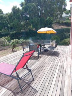 Haute-Corse Bas de villa , 2 chambres de 70 m2 , vue mer , jardin et terrasse - Furiani - 0