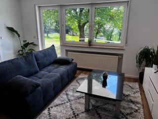 Apartment Ferienwohnung mit Grünem Blick Terrasse & Neu saniert Bordinghaus 24h Check-In in Freudenberg am Main - Freudenberg am Main - 5