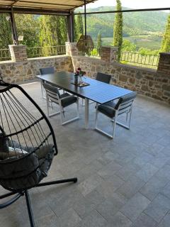 Val di Rampo - Appartment with Pool, private terrace overlooking Niccone Valley - Casella - 7