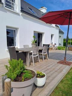 Maison traditionnelle et moderne avec vue mer - Tréffiagat - 8