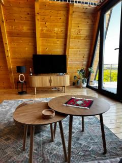 Šarena A-frame kuća sa bazenom - 7