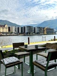 Modern studio apartment right on the dock - near downtown Bergen - Bergen - 4