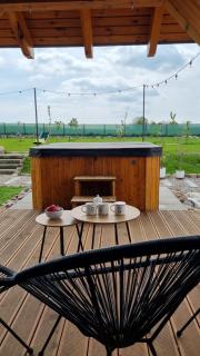Osada Miłojeż - całoroczne Domy Premium w Borach Tucholskich, Jacuzzi pod gwiazdami - Gostycyn - 2