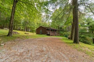 Cozy Berkshires Cabin with Lake, Beach, Hot Tub, Fireplace - The Wilde BNB - - 7