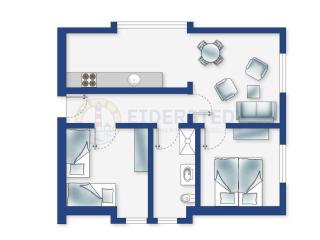 Wohnung Langeness ID 218 - Süderhöft - 2
