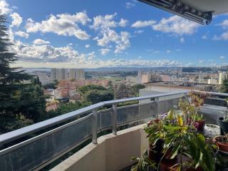 Large 2-room bright sea view near airport - Nizza - 7