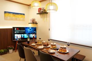 Open#Dongdaegu Station#Luggage Storage#Maximum 8 people#Sensational Accommodation#Hotel Bedding#Silent Fan#1st Floor House - - 9