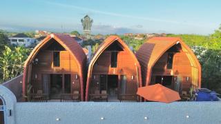 Murna Villa 3, A modern Balinese wooden house 360 GWK view - Ungasan - 9
