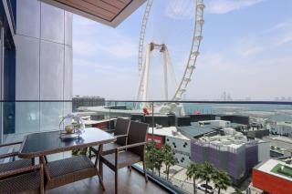 Livbnb-Upgraded 3BR with Maid's Room, Sea & Ain Dubai Views - Dubai - 9