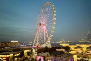 Livbnb-Upgraded 3BR with Maid's Room, Sea & Ain Dubai Views - Dubai - 6