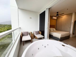 Modern Suite Jacuzzi Steps to Beach and Breathtaking Nature View in Bello Horizonte - Santa Marta - 8