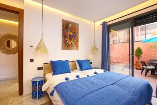 Heart of City 2BR 2Patios Fiber AC Modern New Calm - Marrakech - 8