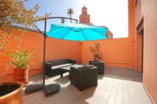 Heart of City 2BR 2Patios Fiber AC Modern New Calm - Marrakech - 5