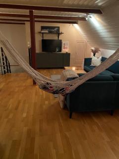 Spacious apartment with loft livingroom and workspace - 5