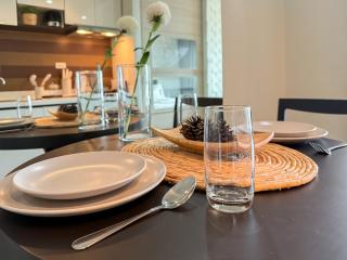 Transquil Modern 1BR - Ultra Fast WiFi - BTS Ari - 5