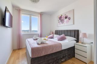 Stella Maris 2BDR, balcony, sea view, garage, BBQ - Zadar - 7