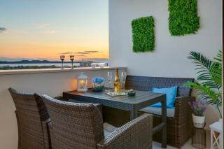 Stella Maris 2BDR, balcony, sea view, garage, BBQ - Zadar - 0