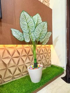 Urban oasis Modern 3BHK, sandy cafe with balcony views - 8