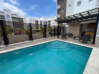 Modern Apt in Santiago w Pool, 3 Bedrooms, Air conditioner - Santiago de los Caballeros - 0