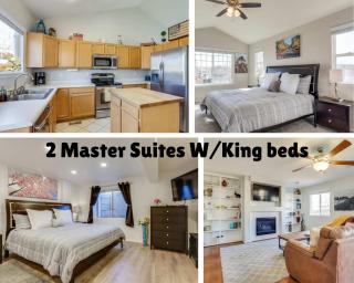 Family home 2 Master Suites with King beds fast Wifi workspace - Foxfield - 0