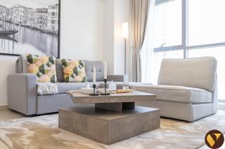 Vogue Brand New Spacious Two Bedroom Apartment with Pool, Kids Area, Scenic 10th Floor Views - 2