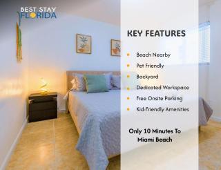 Stunning Miami Escape Near Beach Pet Friendly - Miami - 9