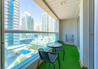 1BR Elegant Apartment in Marina Diamond 3 Metro Access - 9