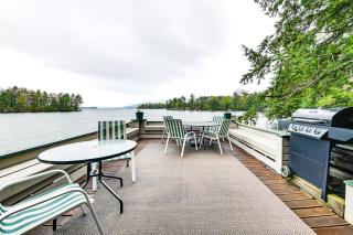 Trail Access and Dock Lakefront Adirondacks Home! - - 0