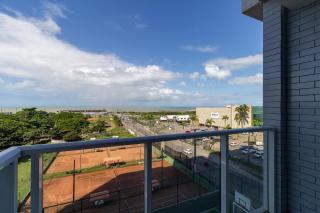 5º Andar • 2Q c/ Ar + Vista Parcial Mar • NOMDS - Vila Velha - 6