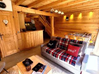 Duplex lumineux avec terrasse et balcon, proche centre et pistes, parking, WiFi - FR-1-598-71 - Les Gets - 5