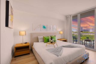 1 BR Modern Resort Balcony Gym & Amazing Pool - Hallandale Beach - 0