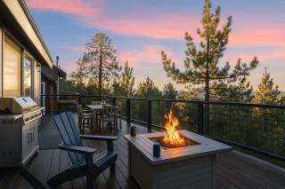 Modern Lodge Near Lake Village Snow Summit Game Room Decks Firepit Views - Big Bear Lake - 9